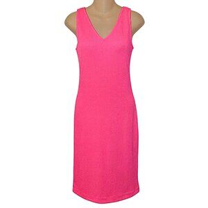 Lilly Pulitzer  Stassi Textured Scrunch Dress in Roxie Pink NWT - Size Large